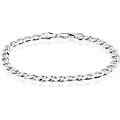 bracciale catena gentleman argento rodiato collezione gentleman bianco