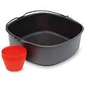 hd9925/01 accessorio per friggitrice kit di accessori nero rosso