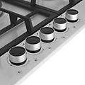 piano cot 75cm 4f+1tc front inox ghisa hiaw75225s