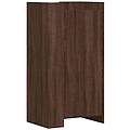 - scarpiera rovere marrone 52x37 5x100 cm in legno multistrato