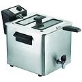 friggitrice fry type 8/n 8l 3000w acciaio inox con rubinetto di scarico