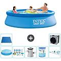 - piscina fuori terra in giro 305x76 cm blu include accessori coordinati a577
