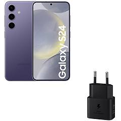 Samsung Galaxy S24 8/128gb Viola Cobalto Gratis + Caricabatterie