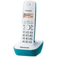 panasonic telefono cordless dect kxtg1611 bianco verde