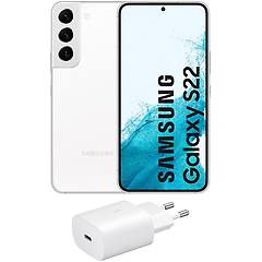 Samsung Galaxy S22 5g 128gb Bianco Gratis + Caricatore 25w