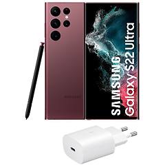 Samsung Galaxy S22 Ultra 5g 256gb Borgogna Gratis + Caricatore