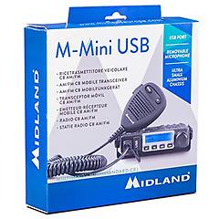 midland - radio cb m-mini usb senza licenza multi banda eu 40 canali am/fm ricetrasmittenti professionali