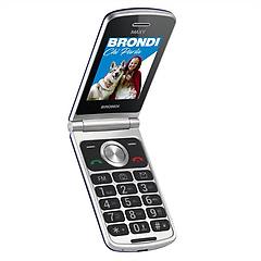 Brondi Maxy Flipattivo Telefono Cellulare Blu