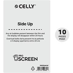 Celly Pro Screen Film Antifinger 10 Pezzi