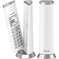 Panasonic Telefoni Cordless Kx-tgk212spw Duo Bianchi
