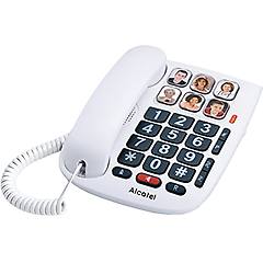 alcatel telefono da tavolo tmax10 comfort bianco