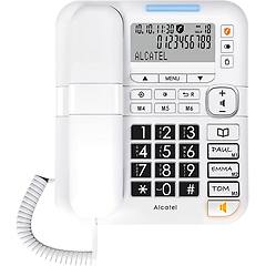 alcatel telefono da tavolo tmax 70 per anziani bianco