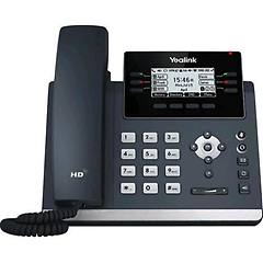 Yealink Telefono Ip Sip T42u Wireless Grigio Con 12 Account