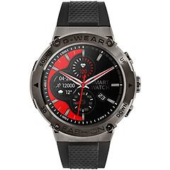 watchmark g wear cz smartwatch in silicone nero