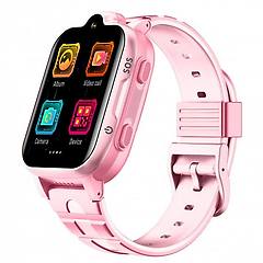 dcu tecnologic smartwatch per bambini con videochiamate 4g e localizzazione rosa