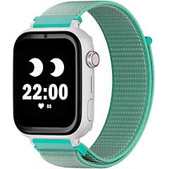Savefamily - White Casing + Mint Green Fabric Strap Sf-sw+b.