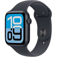 apple watch se 3 gps 44 mm cassa in alluminio midnight con cinturino midnight sport s/m