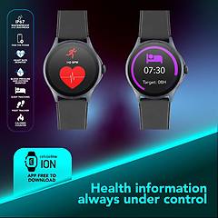 Cellularline Smartwatch Ion Pro Round-nero