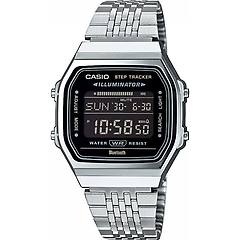 casio vintage abl-100we-1bef orologio digitale bluetooth unisex argento