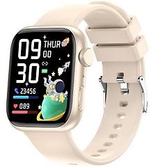 forever igo watch 3 bluetooth 44mm display 1 83 marfil resistenza ip65 cardiofrequenzimetro sonno