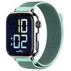 savefamily savewatch plus 2 4g gps 1. 85 amoled argento verde m ip68 pulsossimetro sos