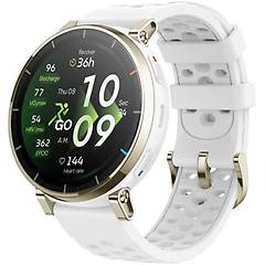 amazfit active 3 premium bluetooth gps nfc 45mm amoled oro bianco resistenza acqua 5atm