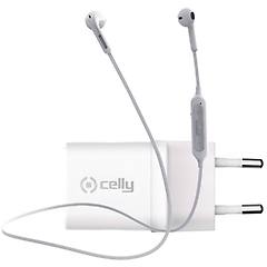 Celly Power Delivery 20w Charger Con Bluetooth Earphones