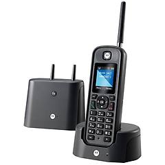 Motorola Telefono Cordless A Lungo Raggio O201 Nero