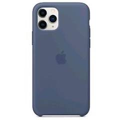 Apple Iphone 11 Pro Cover In Silicone Colore Blu
