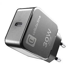 cellularline caricatore da rete achgoousbcpd30wk nero