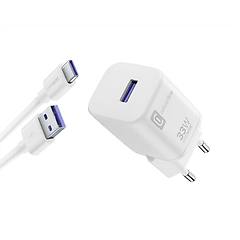 Cellularline - Charger Kit Supervooc Achoppkita2csv33ww-bianco