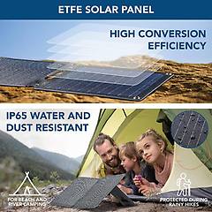 Cellularline - Caricabatterie Portatile Solar Achsolar2usb10wd-nero