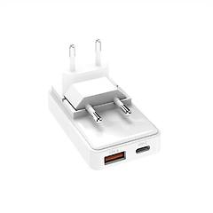 Sbs Caricatore 20w Pd. Spina Pieghevole. Porte Usb-a
