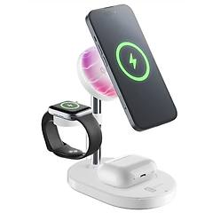 Cellularline - Station Di Ricarica Wireless Magnetica Mag Trio-bianco