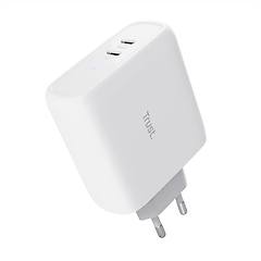 Trust Doppio Caricabatterie Usb-c Maxo 65w-white