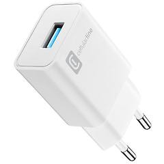 Cellularline Caricatore Usb Achusb18wsmlw Bianco