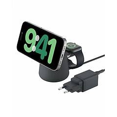 belkin boostcharge pro caricatore wireless rapido 2 in 1 qi2 15w antracite