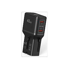 Celly Caricabatterie Adattatore Slim Da Viaggio Universale