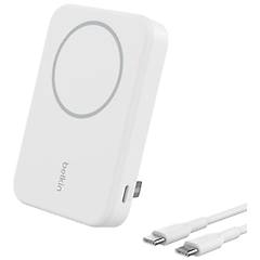 Belkin Power Bank Wireless Da 8000 Mah Bianco Con Ricarica