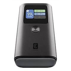 Cellularline - Power Bank 10000mah 30w Display Lcd Pbultron10000d-nero