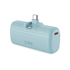 Sbs Power Bank 5000 Mah Tascabile. Compatto. Plastica