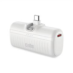 Sbs Power Bank 5000 Mah Tascabile. Compatto. Plastica