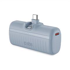Sbs Power Bank 5000 Mah Tascabile. Compatto. Plastica
