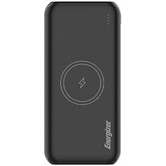 energizer qe10009pq power bank ai polimeri di litio da 10000 mah con caricabatterie wireless nero