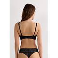 reggiseno triangolo lara in pizzo donna nero taglia 7b