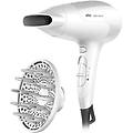 phon ionico satin hair 3 hd385 2000w 3 temperature 2 velocit&agrave; con diffusore bianco