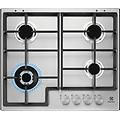 egs64362x piano cottura acciaio inossidabile superficie piana 59. 5 cm gas 4 fornello(i)