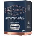 - lames de rasoirs de sureté finition platine 10 lames