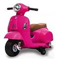 scooter 6v (66 5cm) vespa piaggio rosa 1002 rs