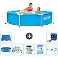 - piscina fuori terra in giro 244x51 cm blu include accessori coordinati a1466